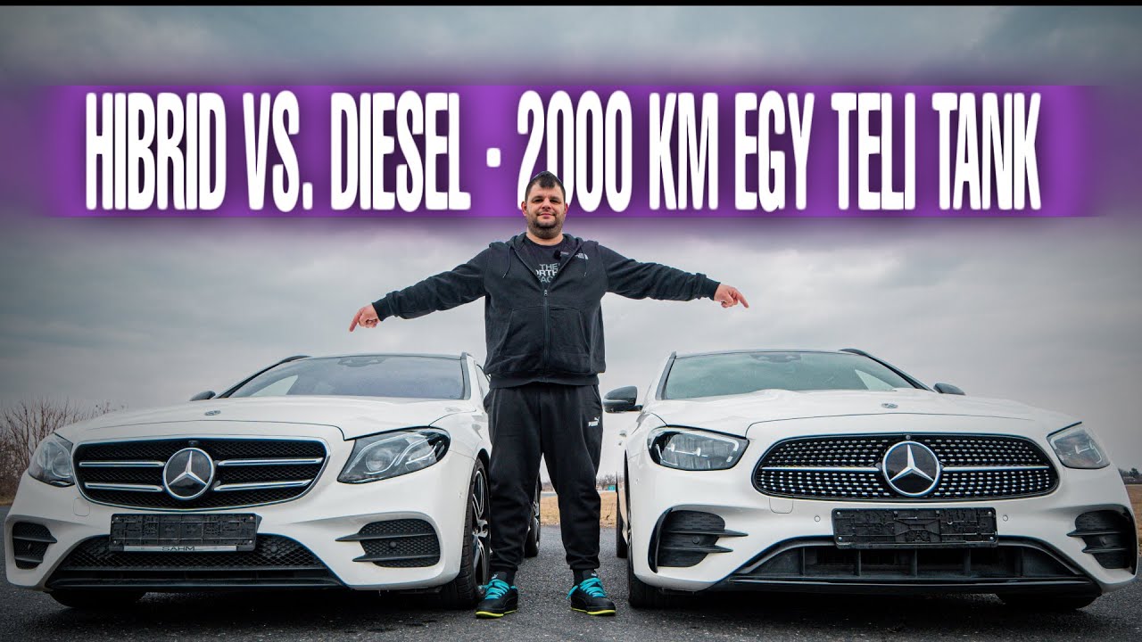 Hibrid 🔋 vs. Diesel ⛽️ 2000 km egy teli tank
