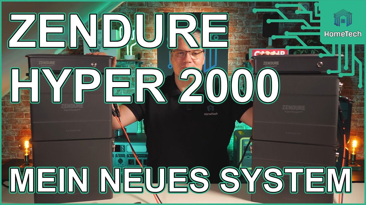 ZENDURE HYPER 2000 CLUSTER -  Mein neues Akku System !  1/3