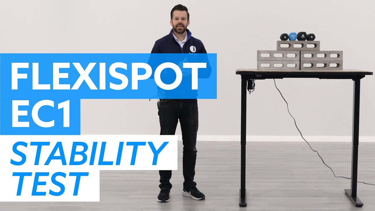 Flexispot EC1 Electric Standing Desk: Stabilty Test