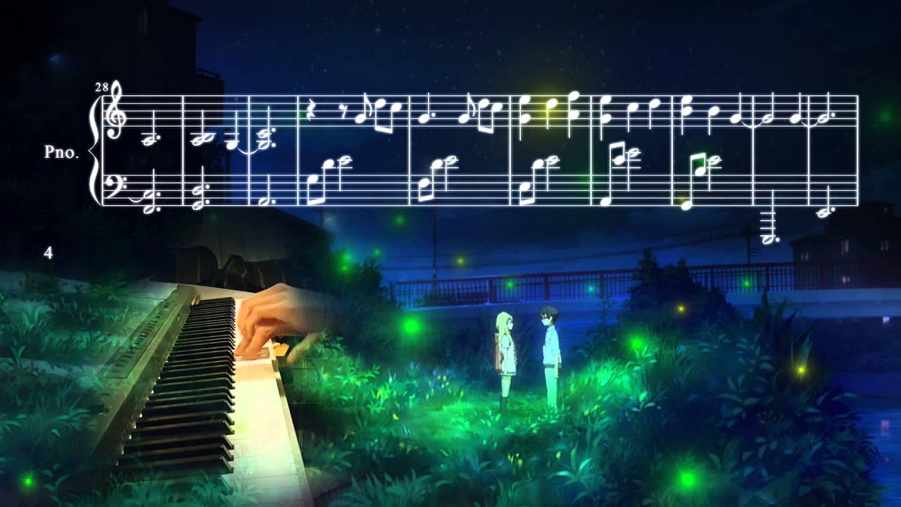 Your Lie in April - Watashi no Uso ~Piano Solo~ (Cover & Sheet Music)