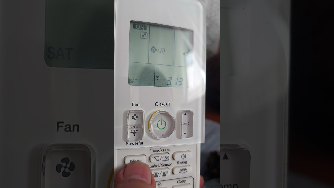 funcionamiento básico control Split daikin
