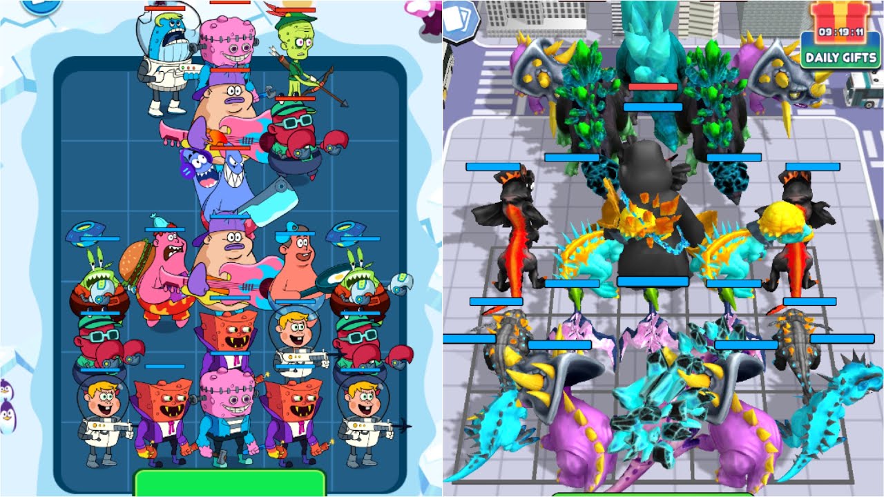 Merge Master: Monster Battle Vs Merge Kog Gozilla Vs Dinosaur Max Level Gameplay