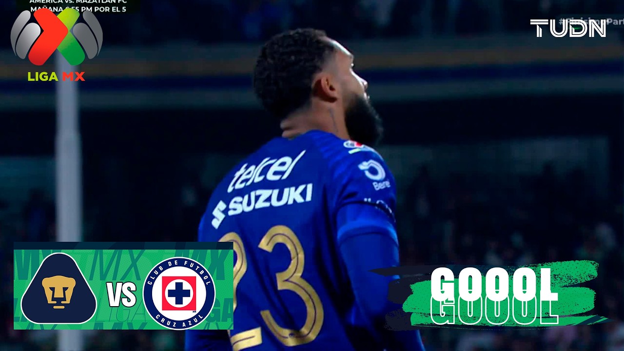 ¡Gol de los Pumas! Pumas 1-2 Cruz Azul | Liga MX - Jornada 11 Clausura 2026 | TUDN