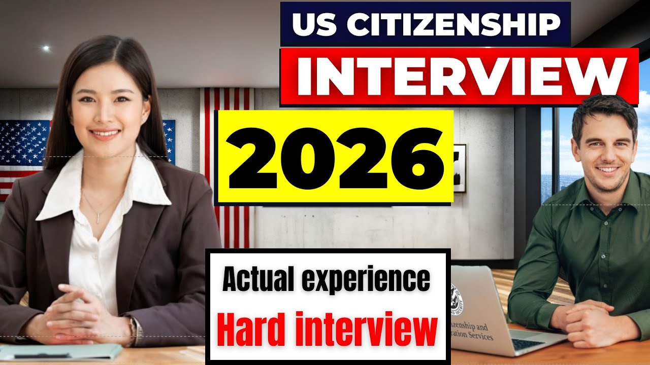 Реальный тест на гражданство США 2026 года. Собеседование на получение гражданства США (форма N40...