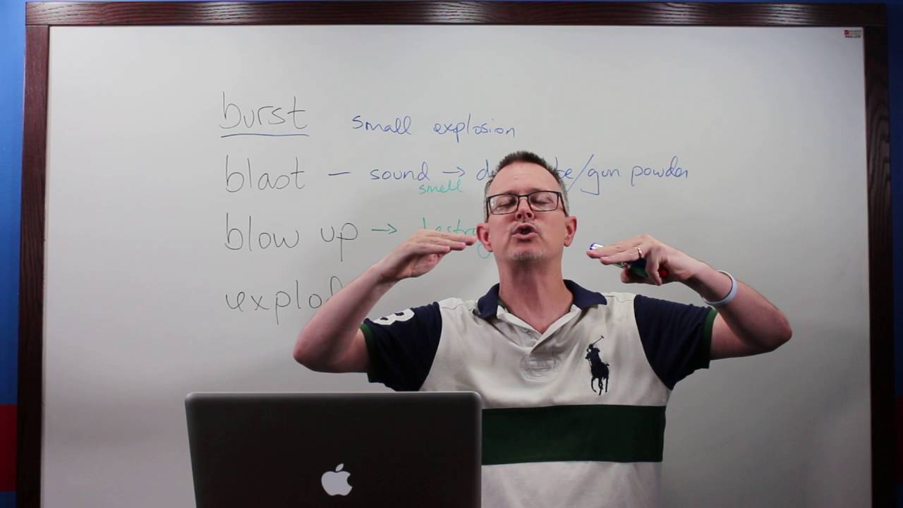 Вопросы и ответы: BURST, BLAST, BLOW UP, EXPLODE... в чем разница?