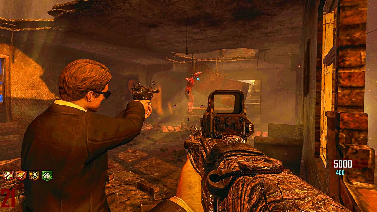 CALL OF DUTY BO2 ZOMBIES TOWN GAMEPLAY! (NO COMMENTARY)