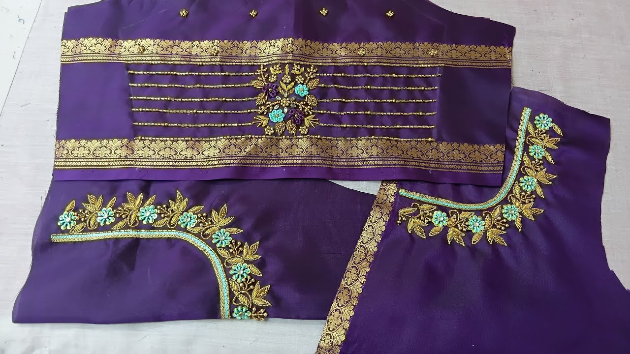 prince cut Aari work blouse stitching #Live learn with me हिन्दी में!