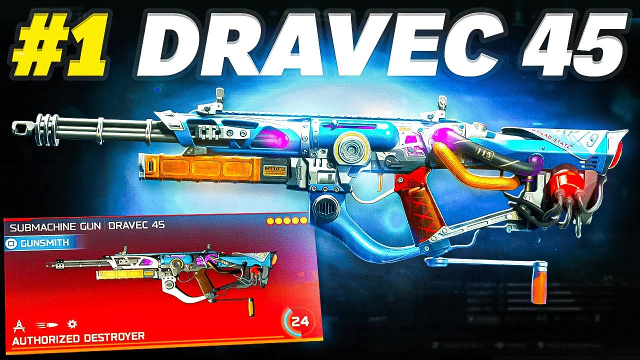 the #1 DRAVEC 45 SETUP in BLACK OPS 7! 🏆 (Best DRAVEC 45 Class Setup) - BO7 Best Loadouts