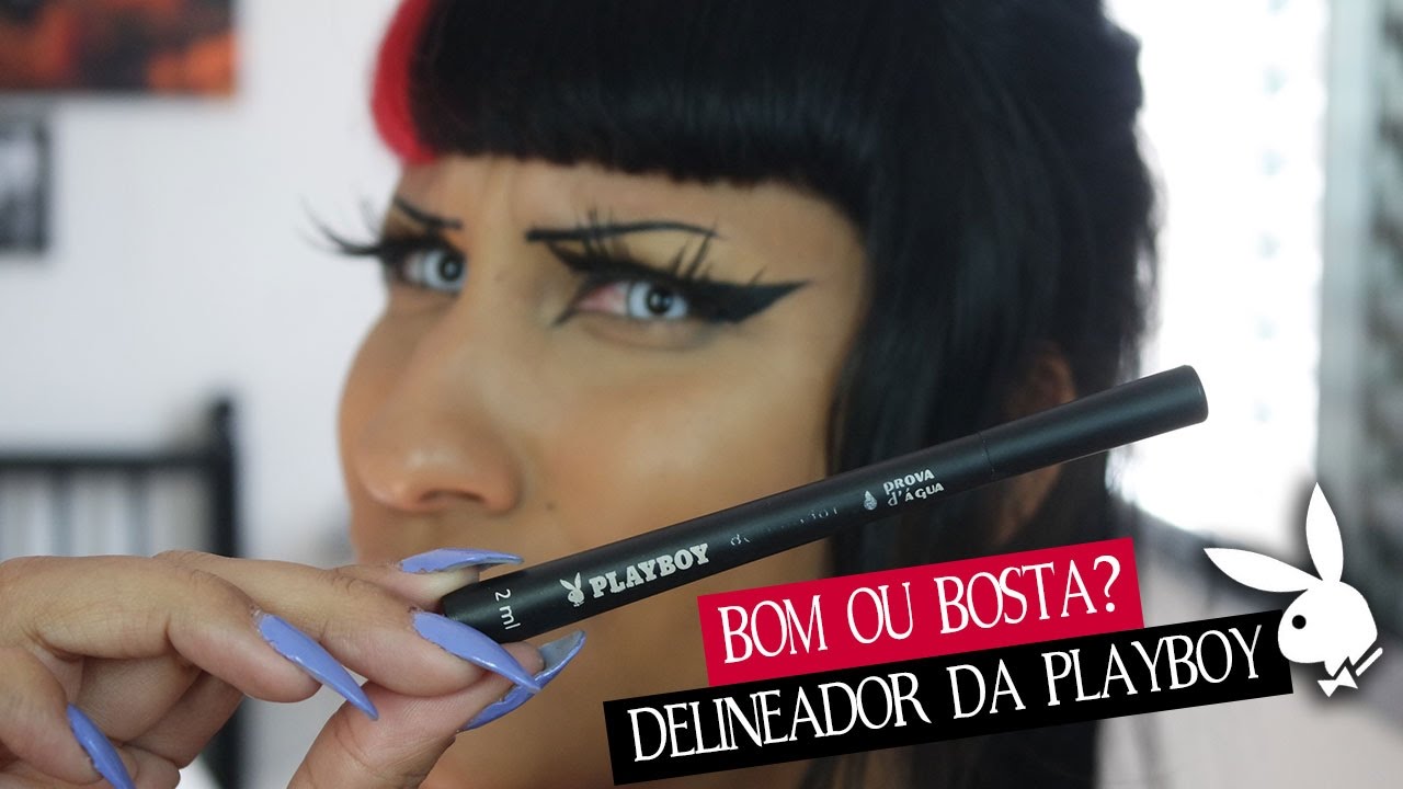 BOM OU BOSTA? Delineador em Caneta da Playboy + Maquiagem Só com Delineador