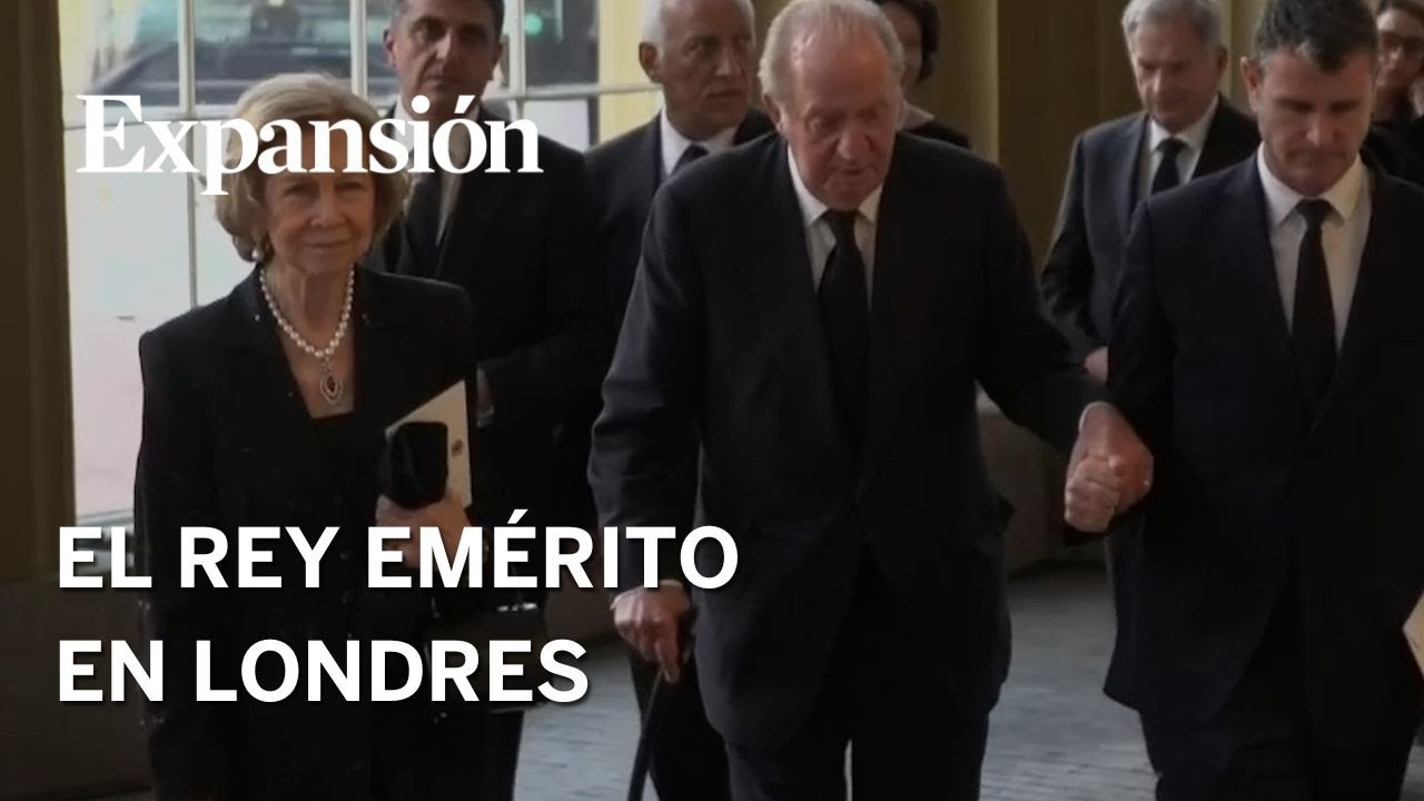 Primeras imágenes de los reyes eméritos juntos en Londres
