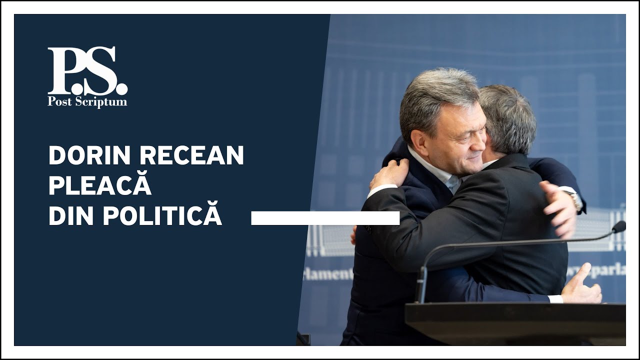 Post Scriptum cu Alex Cozer: Dorin Recean pleacă din politică