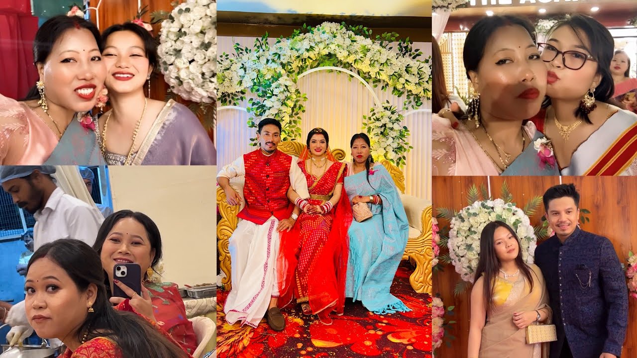Biva Jamatia aur James meetei ka wedding reception 🥰🥰//Happy married life//Agartala vlog