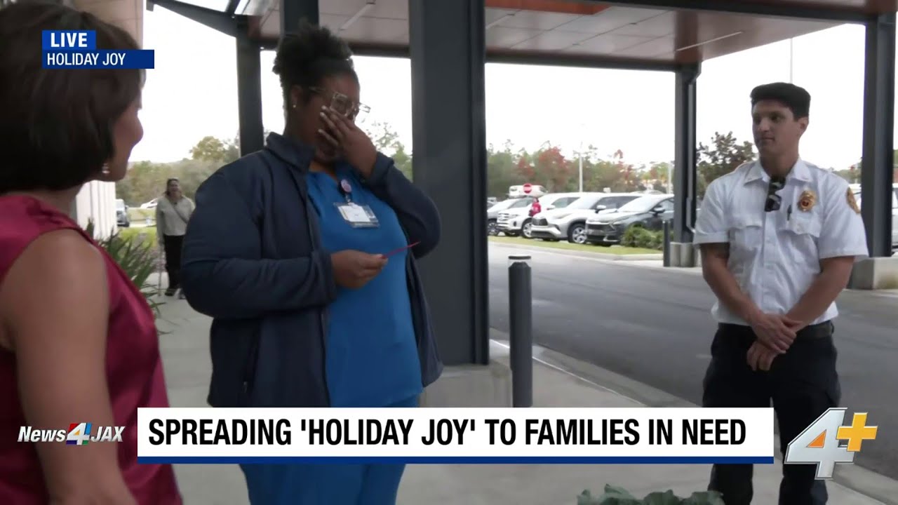 Holiday Joy! Jacksonville mom of 4 receives Christmas gifts