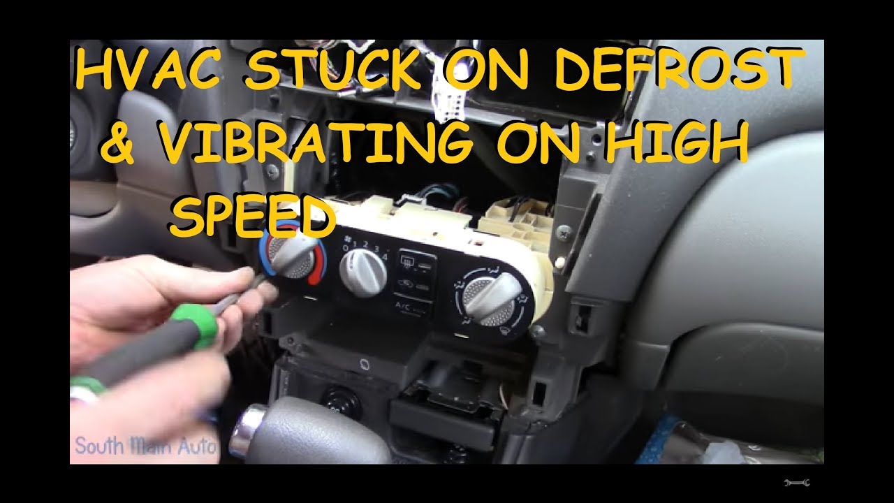 Nissan Sentra : Stuck On Defrost / Vibrating Heater Fan
