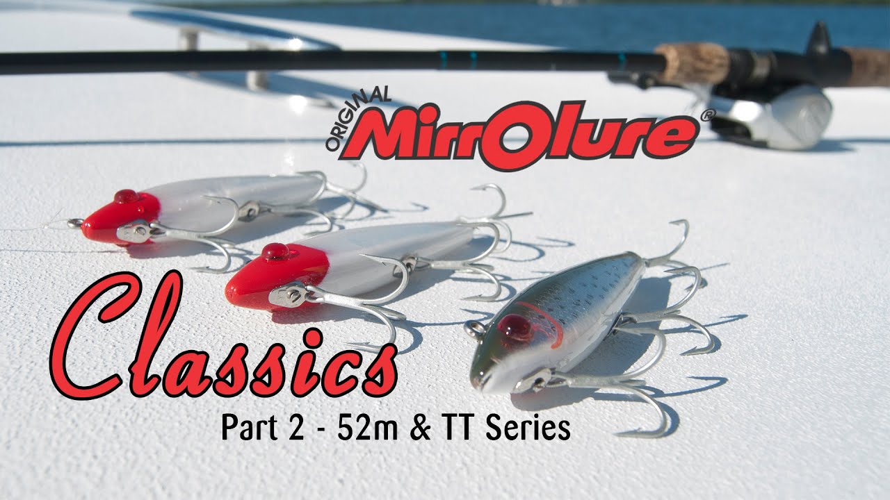 MirrOlure Classics part 2 - 52M & TT Series - Fishing with Bill Miller