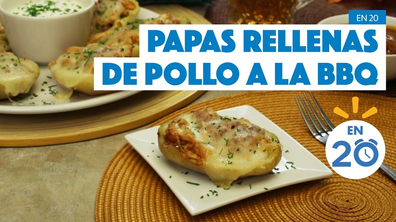 &iquest;C&oacute;mo preparar Papas Rellenas de Pollo a la BBQ? - Cocina Fresca
