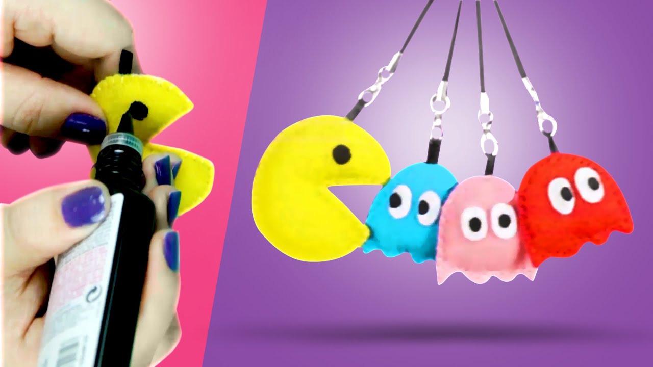 PAC-MAN Chaveiro Enfeite | DiY Geek