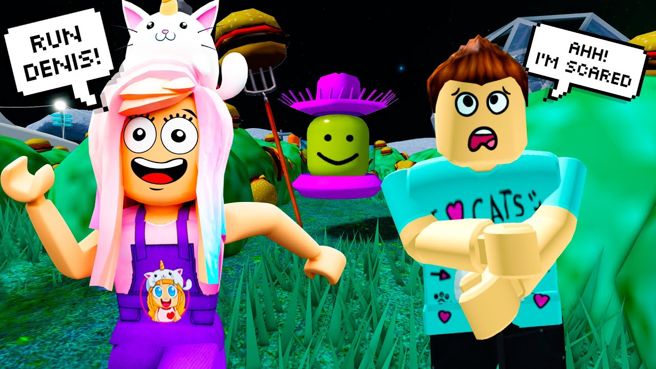 Denis & The Aliens From The Moon Roblox Story