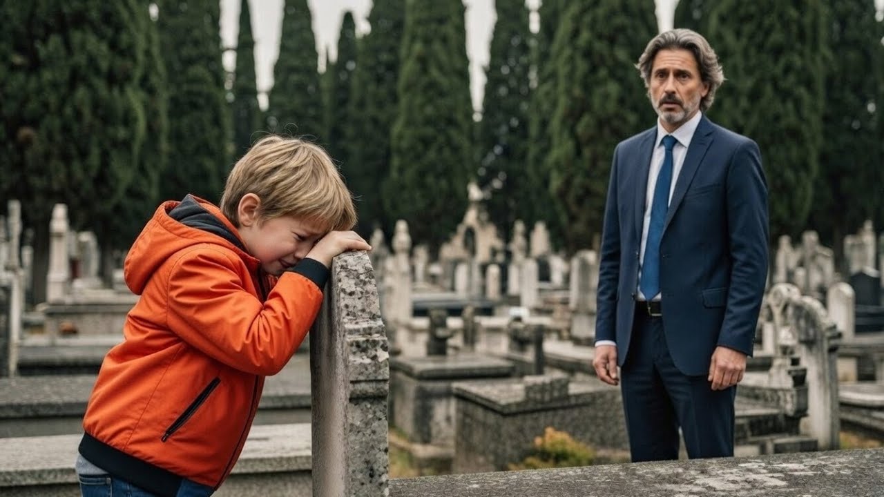 Escuchó “Papá” En La Tumba De Su Hijo… Lo Que Descubrió Cambió Su Vida😱🥰