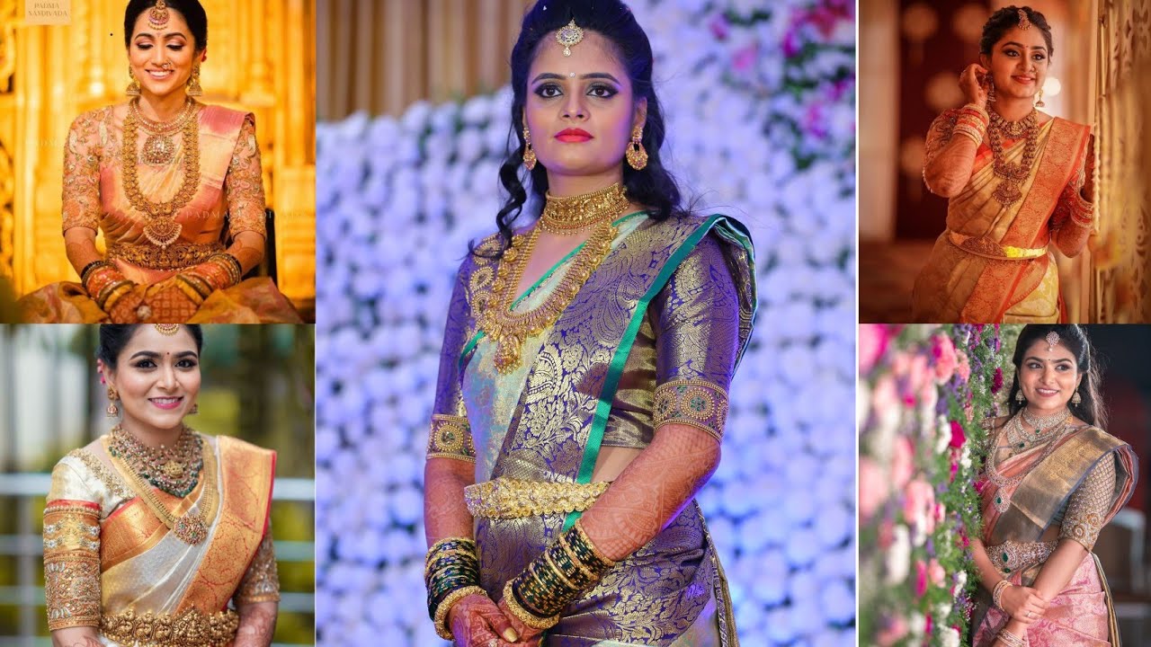 Top South Indian Bride Reception look | Bride Saree Ideas for Reception | Bridal Reception Makeover
