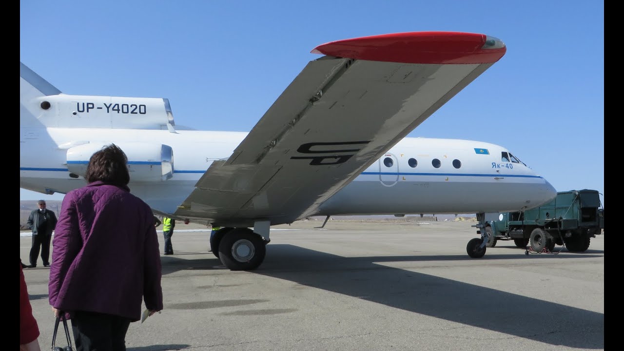 Zhetysu YAK-40 Flight: Taldykorgan to Almaty - Window View