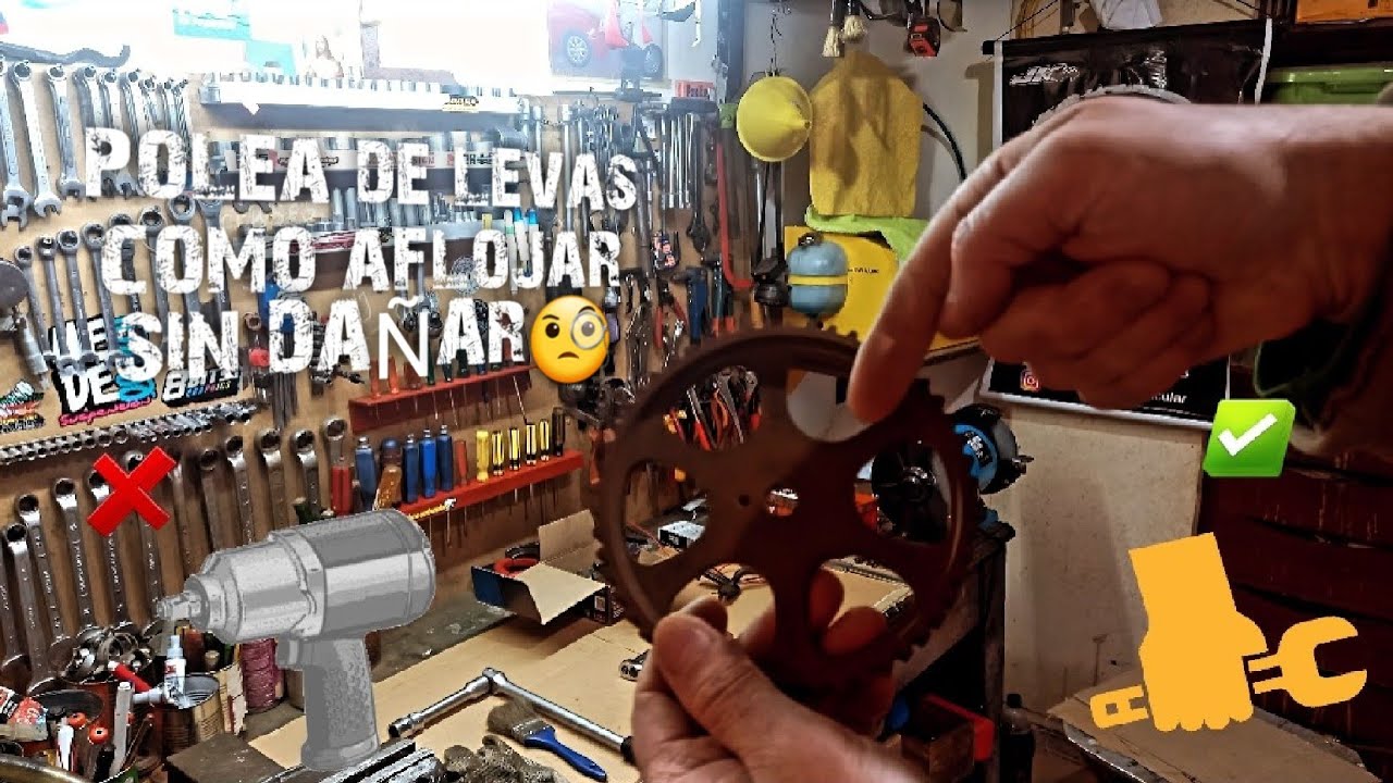 como aflojar LA POLEA DE LAS LEVAS sin dañar nada 🤫