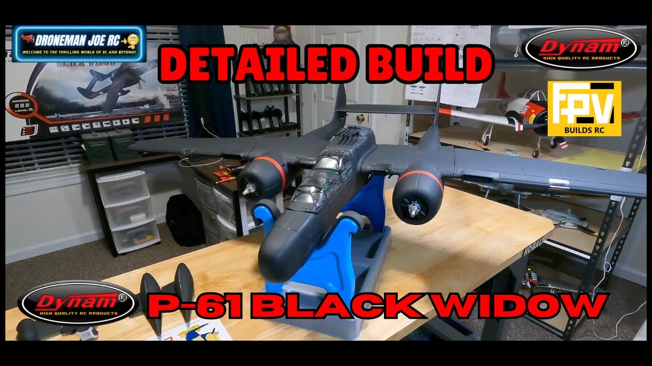 DYNAM P-61 BLACK WIDOW COMPLETE DETAILED BUILD
