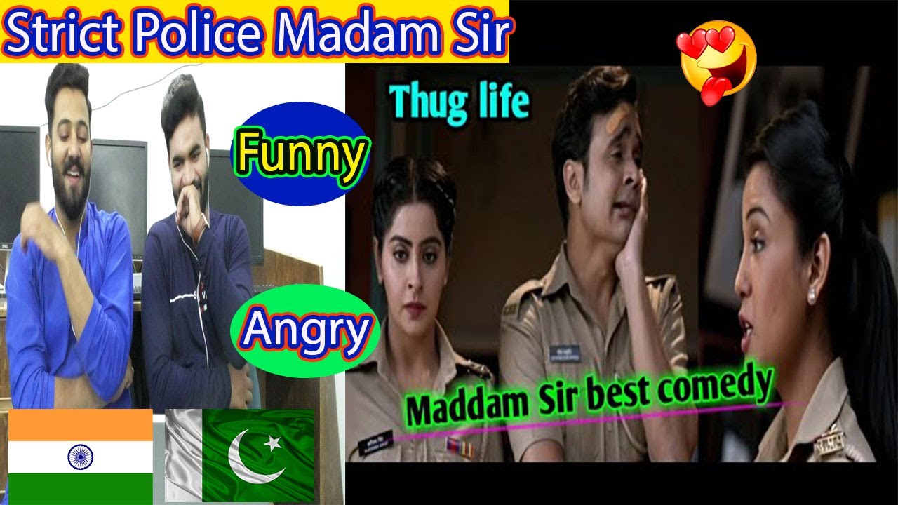 Pakistani react on Madam Sir Thug life and best comedy || best drama indian