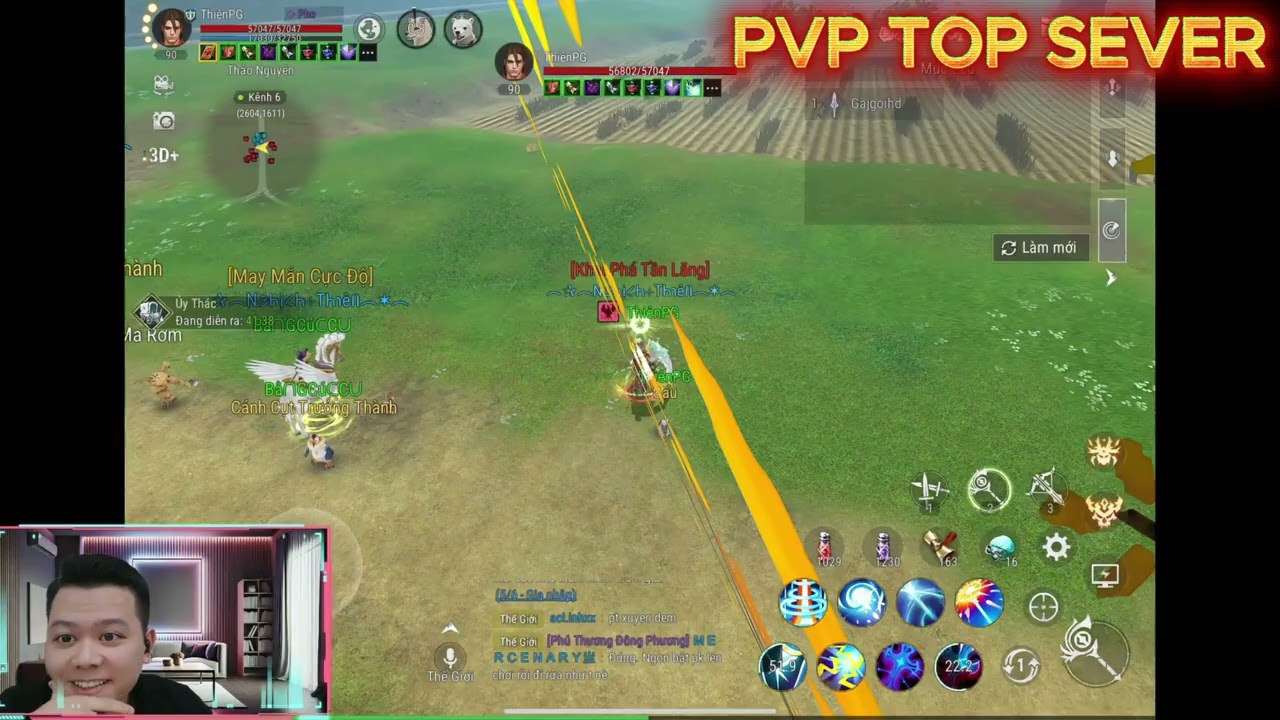 Silkroad Mobile: PVP ThiênPG vs Top Sever ĐẠI HÙNG