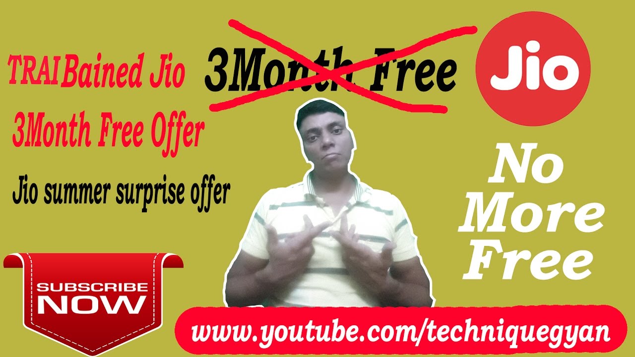 Jio sumar surprise stopped - Trai  banned Jio summer surprise offer Today