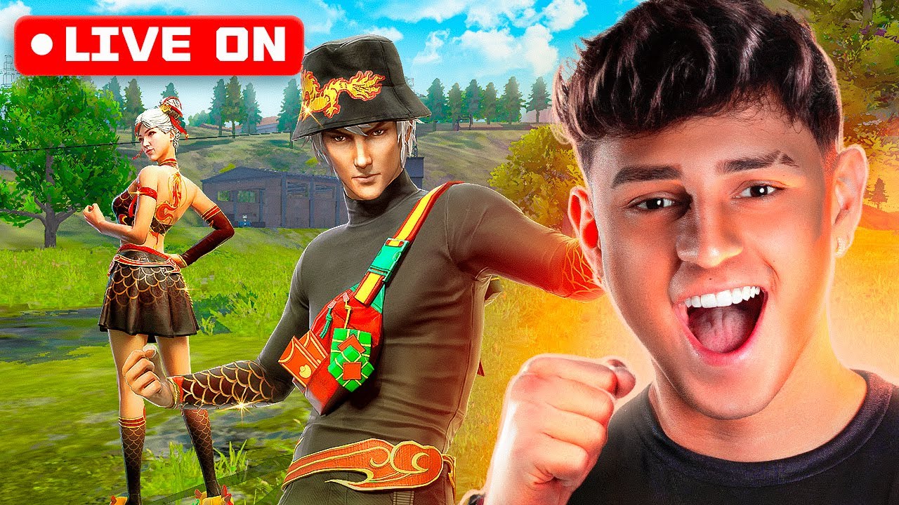 LIVE ON 🔴 NOVA SKIN E NOVA BAG DO FREE FIRE? 💜 NOBRU AO VIVO 💜
