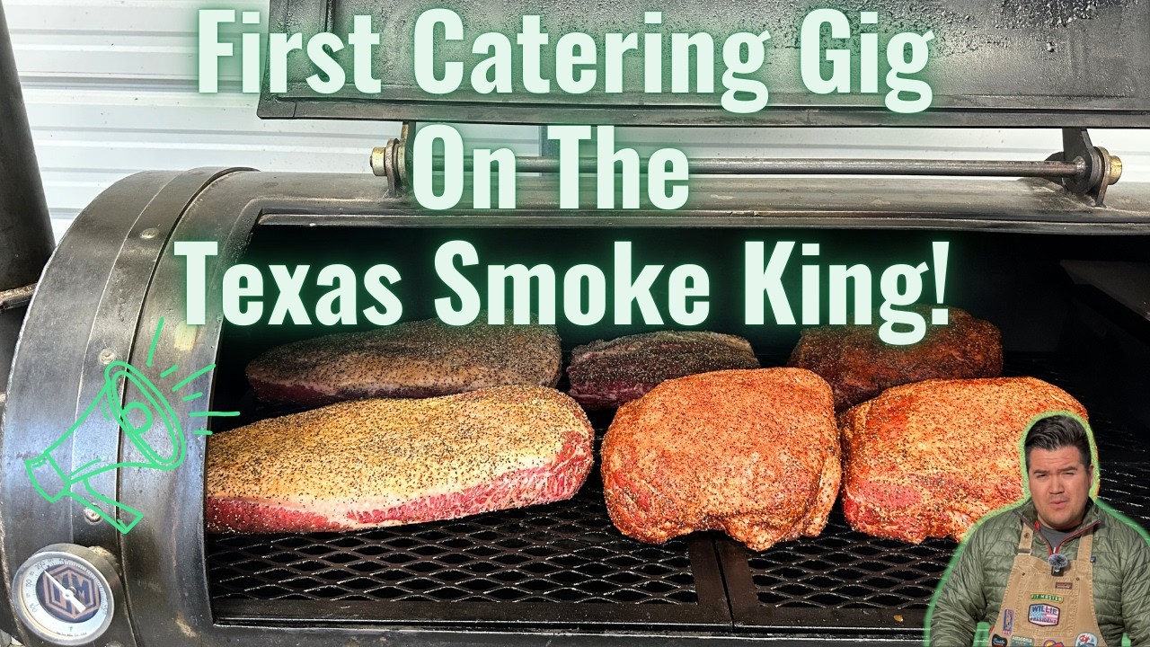 Первый выездной кейтеринг на судне Texas Smoke King! Грудинка и рваная свинина