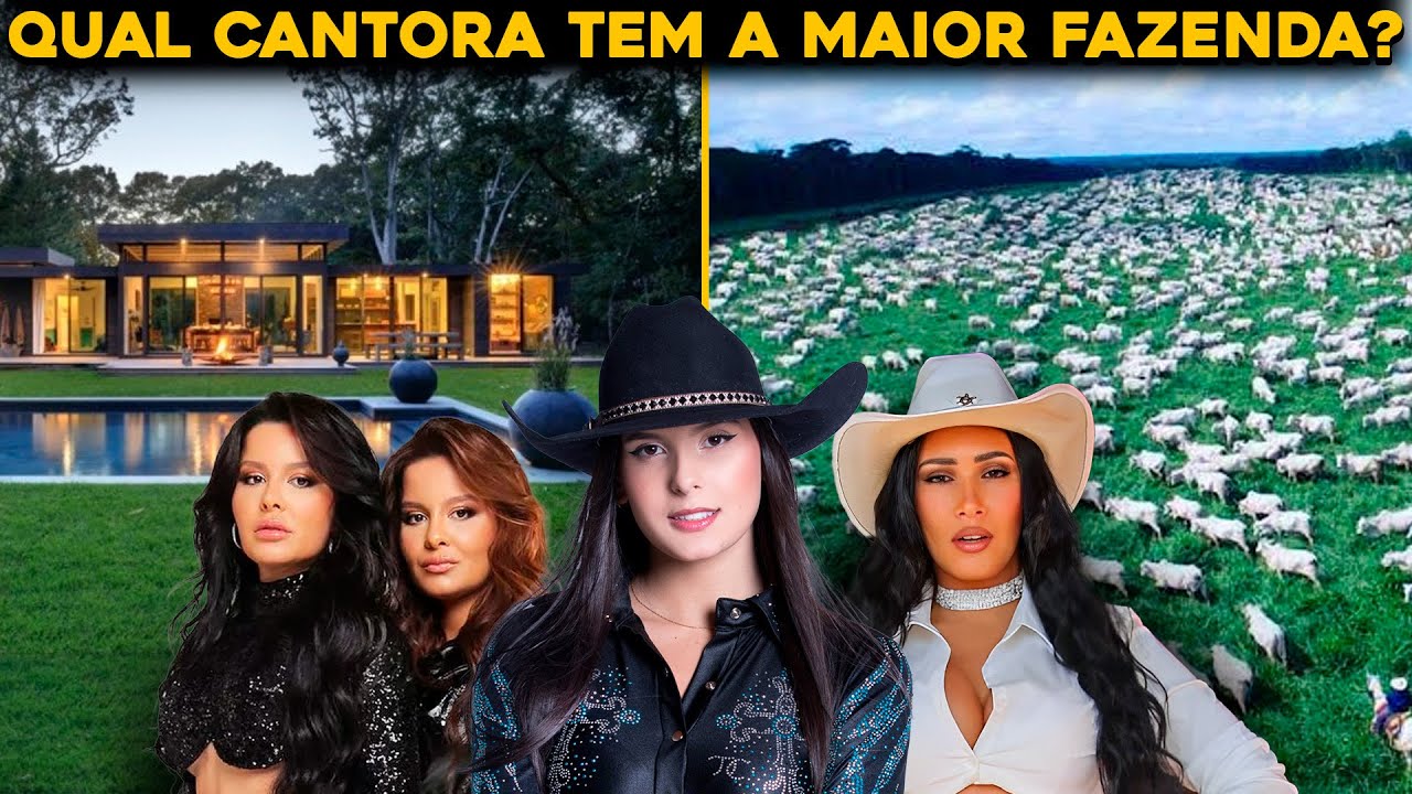 CONHEÇA AS GIGANTESCAS FAZENDAS DAS CANTORAS SERTANEJAS