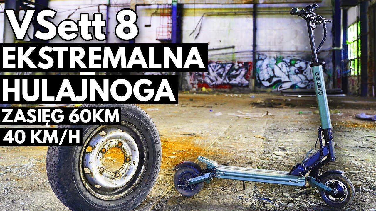 VSett 8 | Elektryczna hulajnoga w teren!