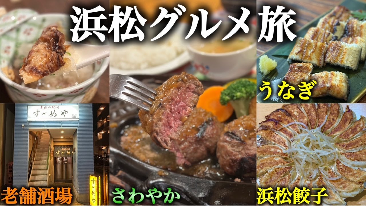 浜松グルメ旅。昼は餃子と「さわやか」で。夜はハシゴ酒…