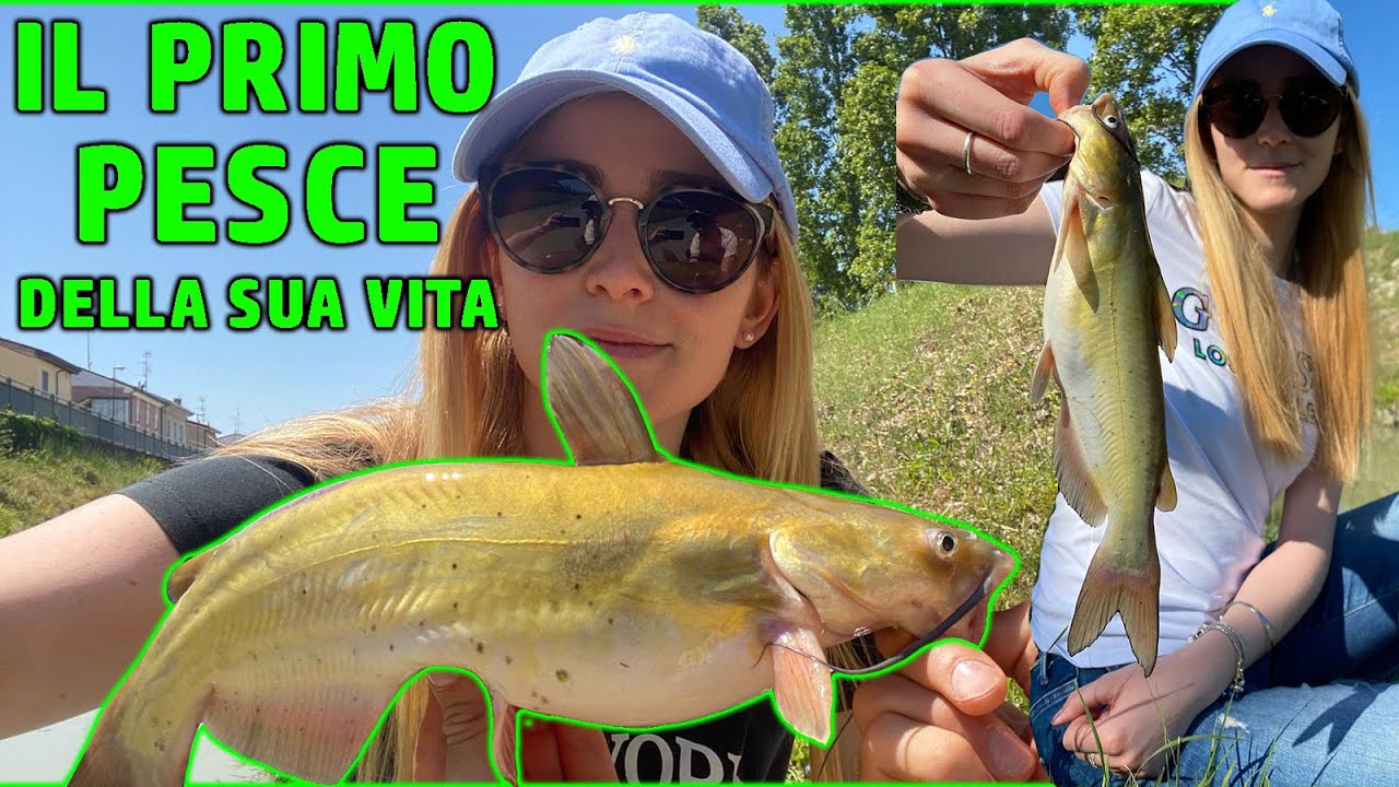 LE DONNE sanno PESCARE?!? - Insegno alla mia ragazza a pescare