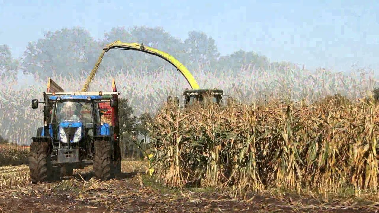 John Deere 7500 - Loonbedrijf Grefelman uit Luttenberg - Mais hakselen / Maize 2011