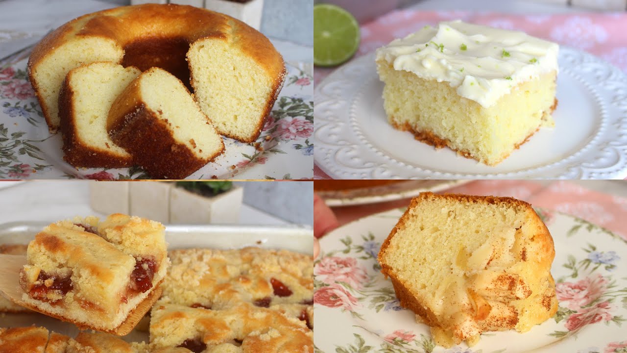 1 MASSA 4 BOLOS - RECEITAS QUE AMO