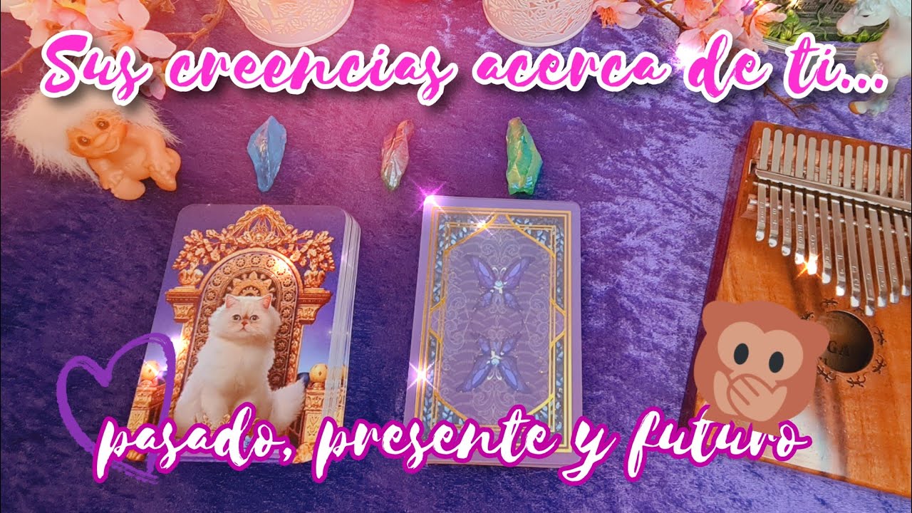 QUÉ CREE ACERCA DE TI❔💕🕤Creencias a través del tiempo🔮Tarot interactivo del amor