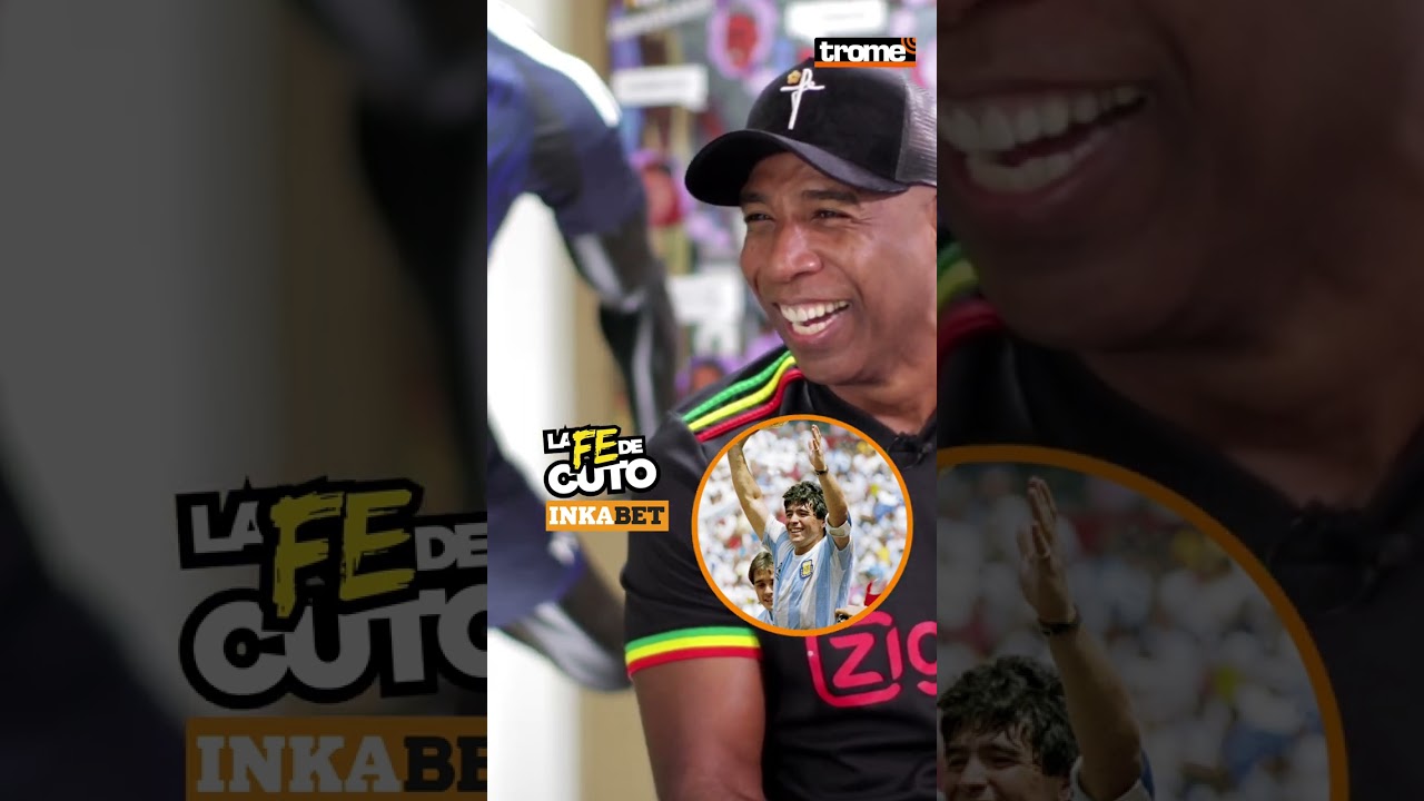 &Ntilde;ol Solano record&oacute; el primer d&iacute;a que vio a Maradona #trome #lafedecuto