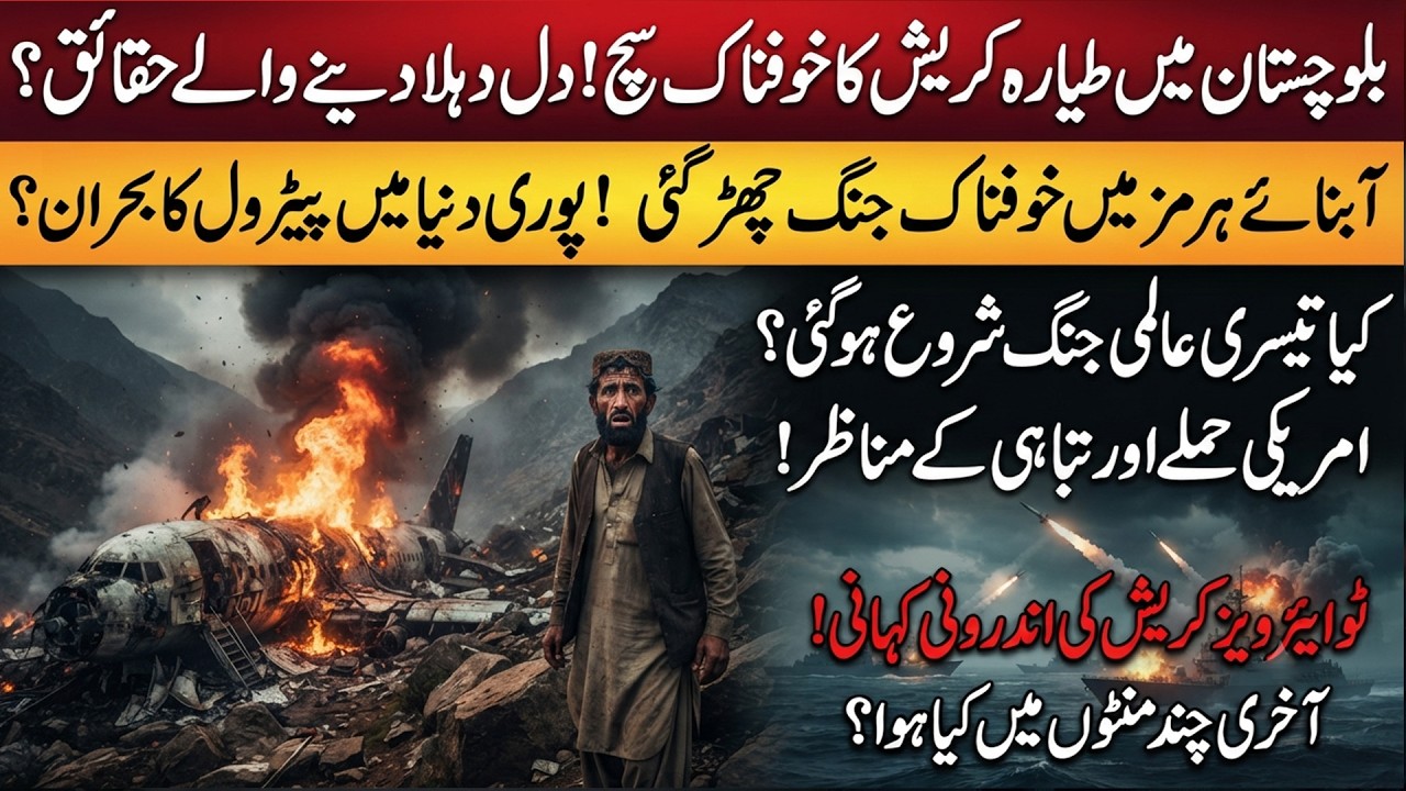Cargo Plane Crash in Balochistan & Strait of Hormuz Tensions | Major Global Update