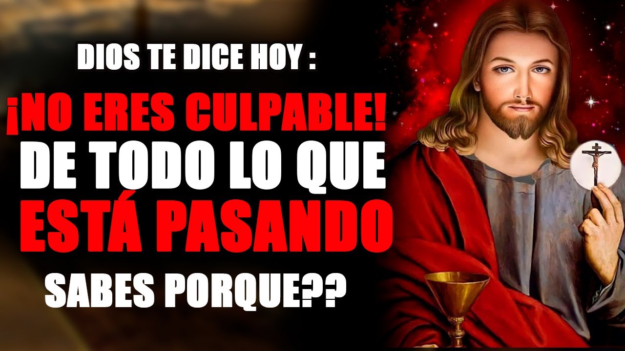 𝐃𝐈𝐎𝐒 𝐐𝐔𝐈𝐄𝐑𝐄 DECIRTE👉 𝐀𝐇𝐎𝐑𝐀 𝐌𝐈𝐒𝐌𝐎!! NO ERES CULPABLE DE LO QUE Está PASANDO !