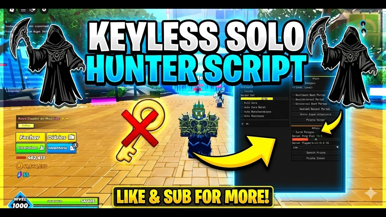 Solo Hunters SCRIPT - INSTA KILL - KILL AURA - AUTO RED GATE - AUTO BOSS - MORE!✅