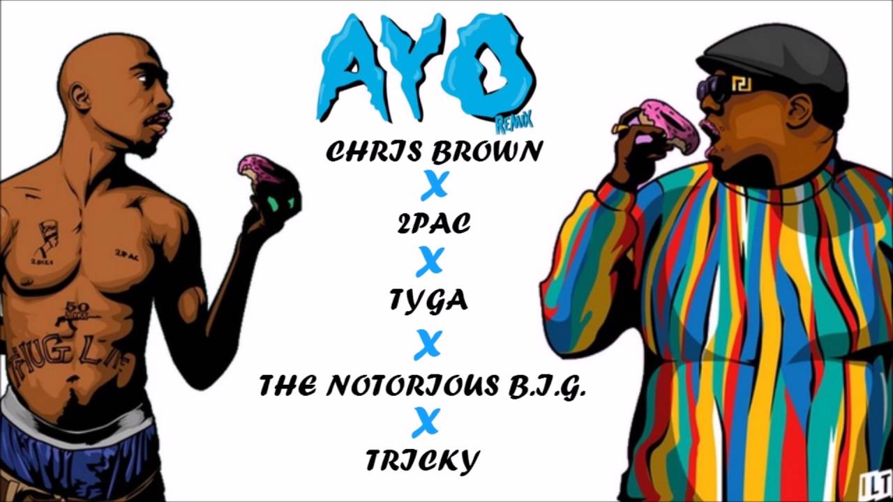 Chris Brown , Tyga - Ayo Ft. 2Pac & The Notorious B.I.G. (Remix)