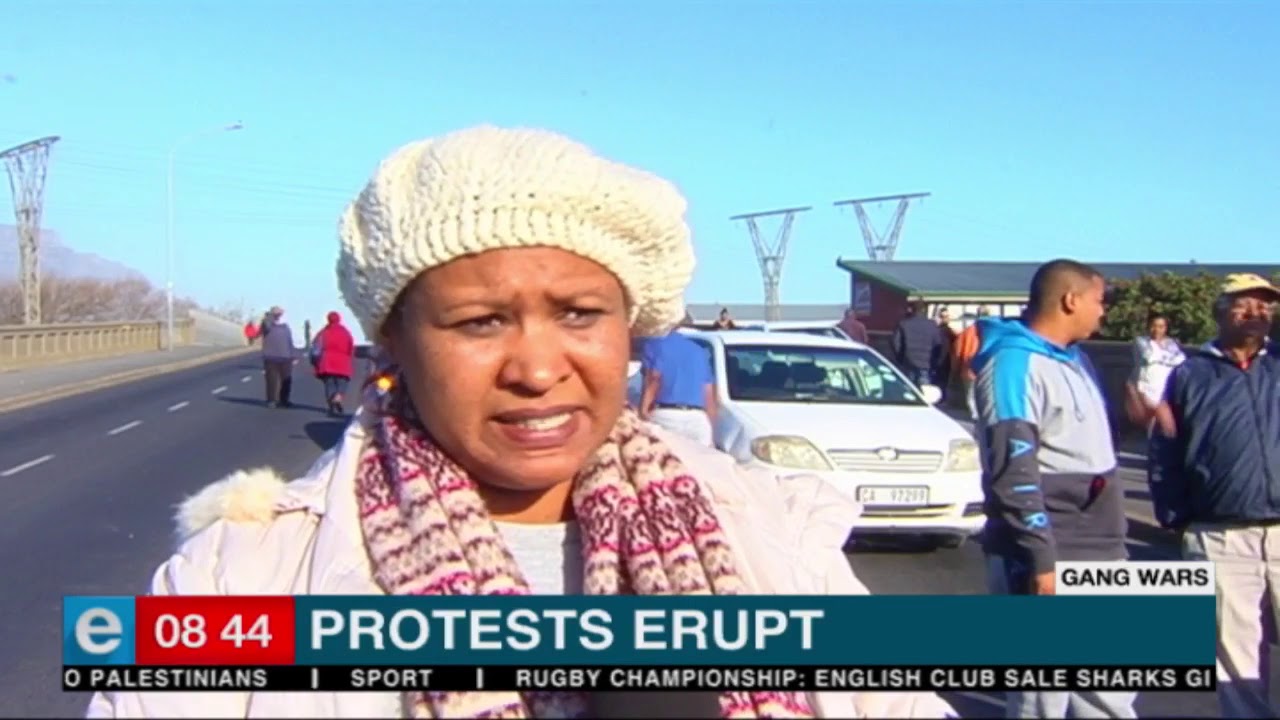 Protests erupt over gang wars
