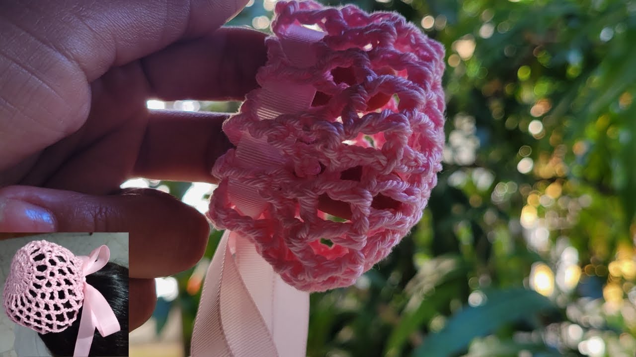 🩰Moño de Ballet Tejido a Crochet🩰│ Redecilla Para Pelo │ Ballet │ Danza🩰 │Paso a Paso │ Fácil │ 2022