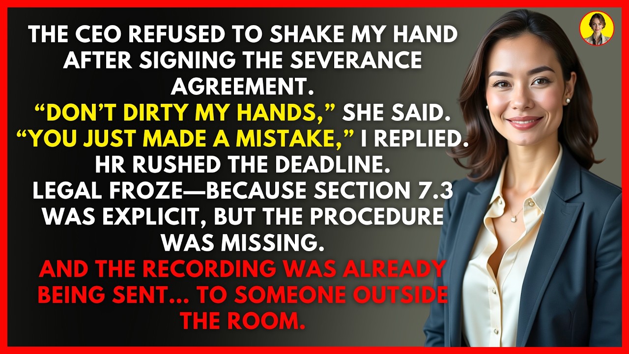 CEO Refused to Shake My Hand After the Meeting—But the Contract Decided the Outcome.