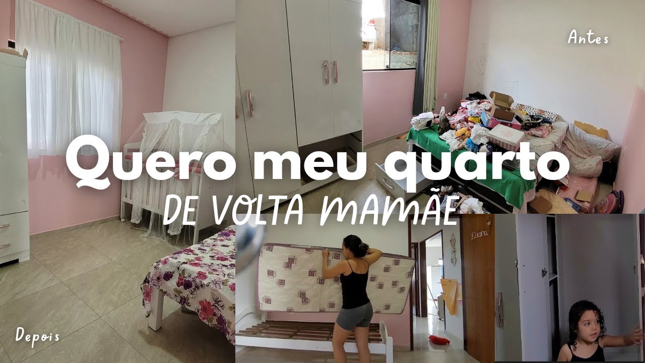 Faxina completa, quarto das meninas, ideias para um cantinho, era o que ela mais pedia | rotina