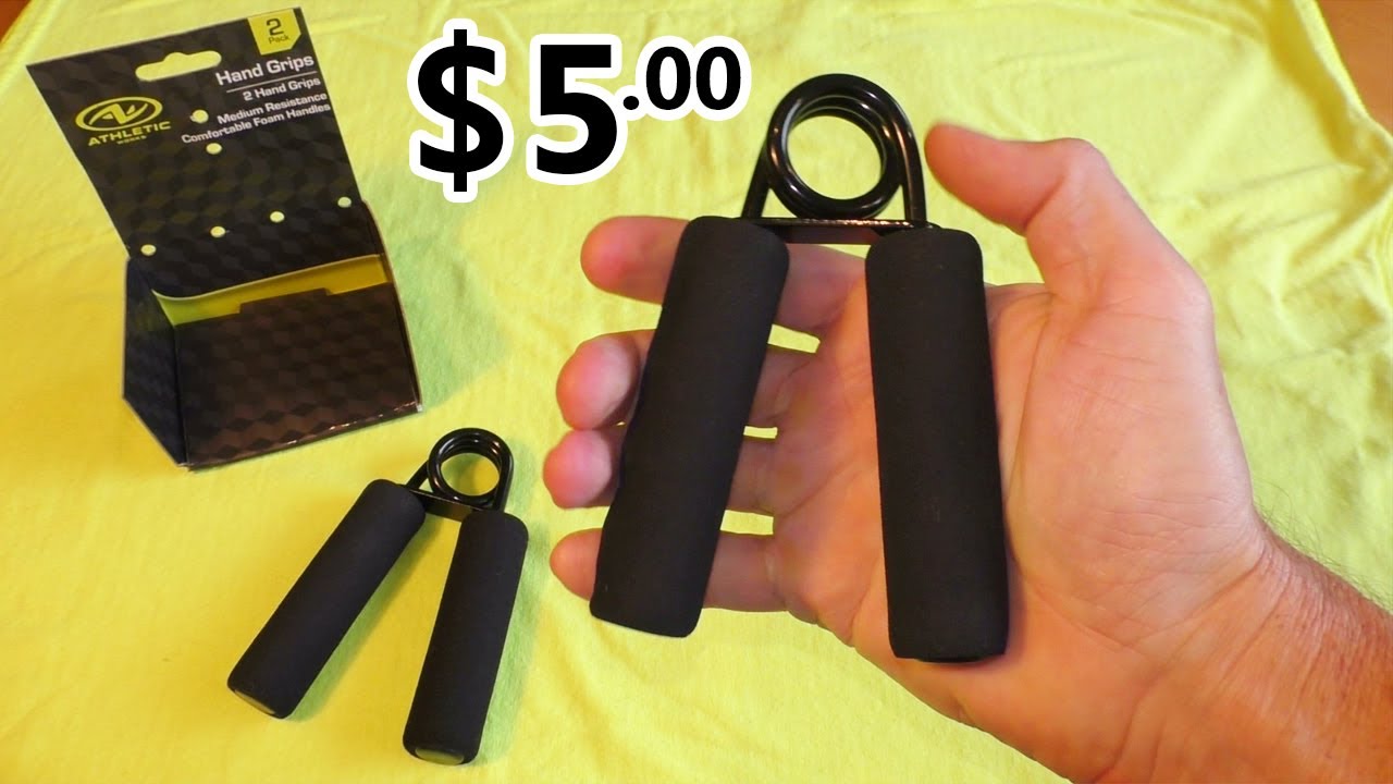 $5 Forearm GRIP STRENGTHEN Hand Exerciser GIANT Muscular Arms Workout Pump Walmart gym equipment