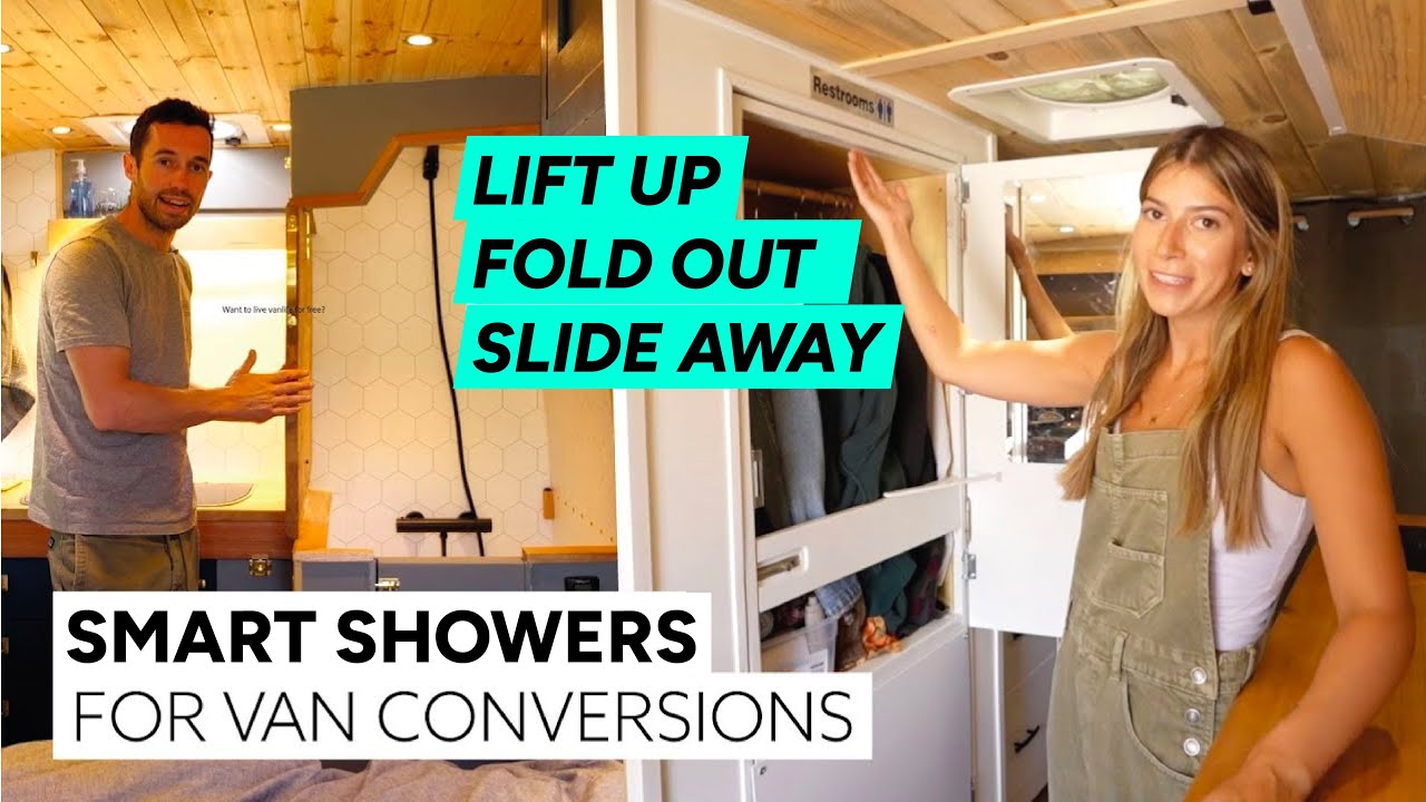 💦 TOP CAMPER VAN SHOWERS OF 2023 💦 10 Ingenious Showers for Your Van Conversion 🚐
